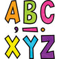 Brights 4Ever 7" Fun Font Letters [TCR70106]