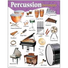 PERCUSSION INSTRUMENTS Learning Chart 17x22 [T38102]