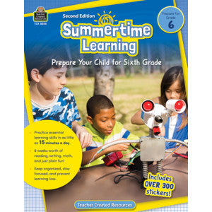 Summertime Learning Grade 6 [TCR8846]
