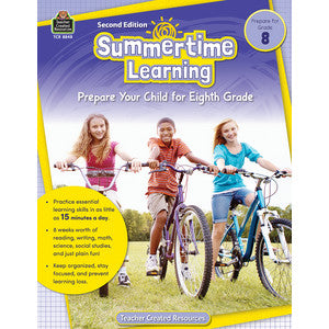 Summertime Learning Grd 8 [TCR8848]