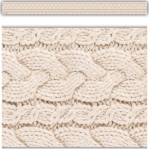 Cable Knit Sweater Straight Border Trim [TCR6745]