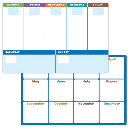Reusable Planner Sheets Wipe-Off Learning Set [T19016]