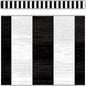 Modern Farmhouse Black Stripes Straight Border Trim [TCR8512]