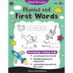 Watch Me Learn: Phonics and First Words [TCR8355]