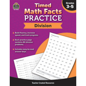 Timed Math Facts Practice: Division [TCR8403]