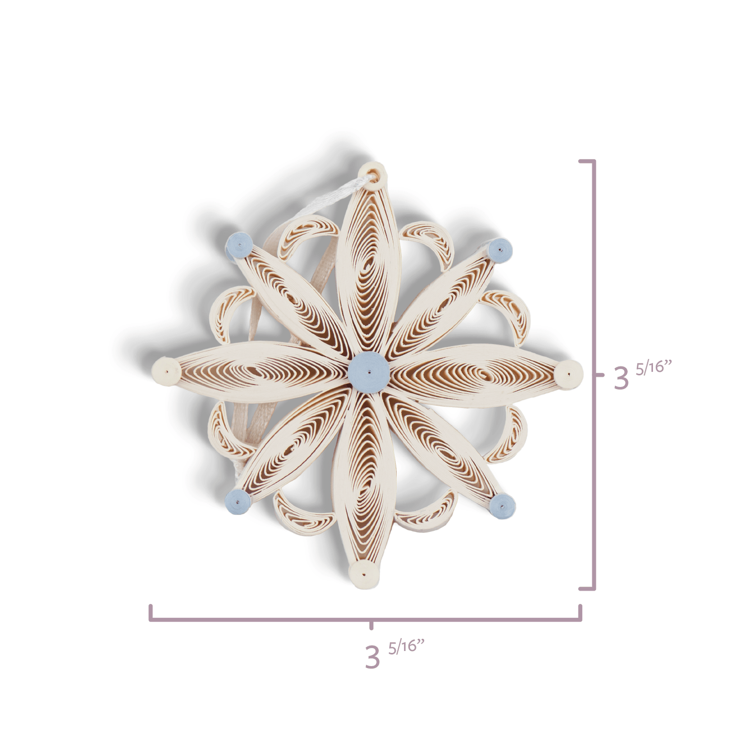 Quilled Snowflake Ornaments Box Set