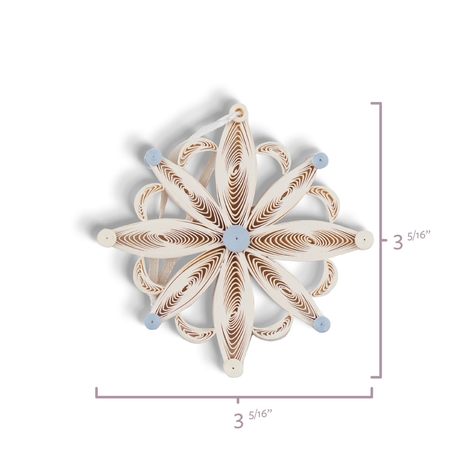 Quilled Snowflake Ornaments Box Set