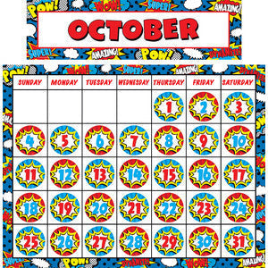 Superhero Calendar Set [TCR9540]