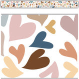 Everyone is Welcome Hearts Straight Border Trim [TCR7125]