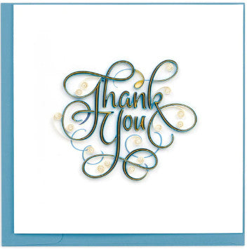 Quilled Thank You Greeting Card [TY010]