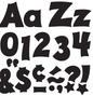 Black 4-Inch Friendly Uppercase/Lowercase Combo Pack (English/Spanish) Ready Letters [T79802]