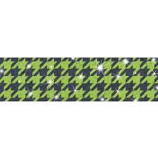 Houndstooth Green Bolder Borders – Sparkle Plus [T85426]