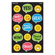 EMOJI Talk Shapes Stickers [T46350]