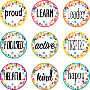 Confetti Positive Words Mini Accents [TCR8732]