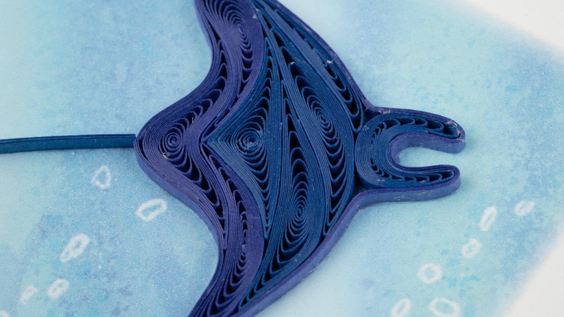 Quilled Coral Reef Greeting Card