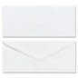 Mead Plain White Envelopes, Business - #10 4 1/8" Width x 9 1/2" Length - Gummed - 50 / Box - White [MEA75050]