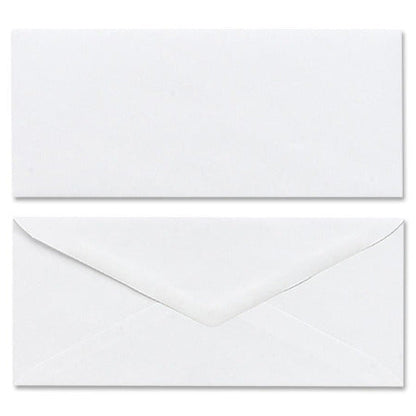 Mead Plain White Envelopes, Business Boxed Peel & Stick Envelopes 4.125"X8.5" 50/Pkg Regular #10 [MEA75024]