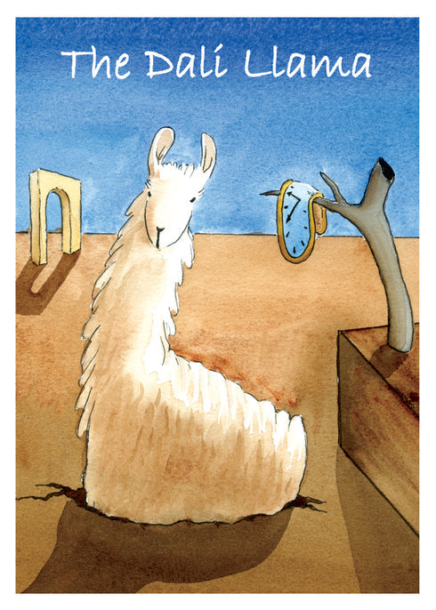 Dali Llama Birthday Greeting Card [2079BD]