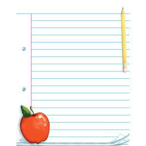 Notepad Paper Lined Chart 17x22 [TCR7683]