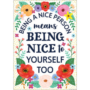 Being a Nice Person Positive Poster [TCR7487]