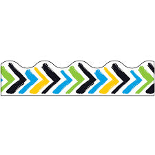 Bold Strokes Chevron Border Trim [T92645]
