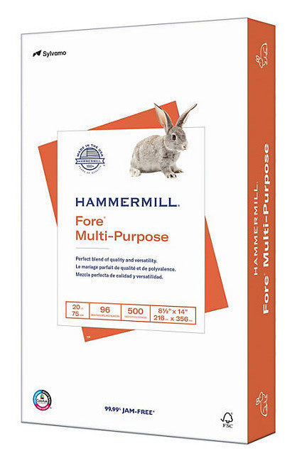 Hammermill Printer Paper, 20lb Fore Multipurpose Paper, 96 Bright, 11x17 - 1 Ream 500 Sheets [HAM103192]