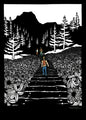 Happy Place Hiking Woods Blank Card
