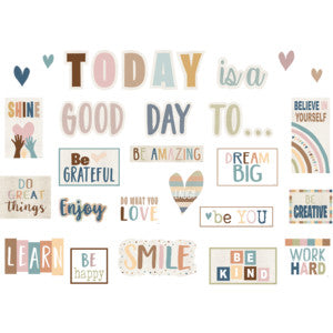 Everyone is Welcome Today is a Good Day Mini Bulletin Board [TCR7163]