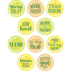 Lemon Zest Positive Sayings Accents [TCR8480]