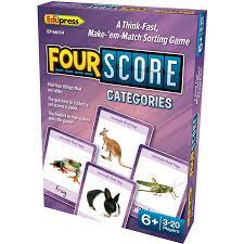 Four Score Card Game: Categories [EP66114]