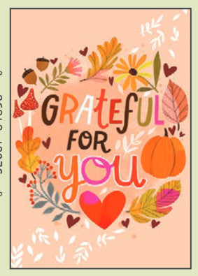Grateful for You Thanksgiving Greeting Card 2024 [THT47060701]