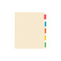 Color Tab Pocket Binder Dividers, Blank Tab(s) - 5 Tab(s) [BSN02073]