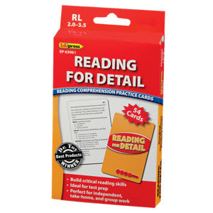 Reading for Detail Practice Cards Red Level [TCR63061]