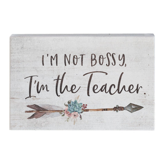 Sincere Surroundings STR1172 Bossy Teacher - 3.5 x 5.25 x 1.25 [STR1172]