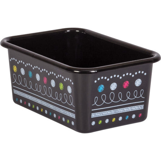Chalkboard Brights Small Plastic Storage Bin [TCR20894]