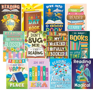 Reading Is Fun Small Poster Pack [TCR6629]