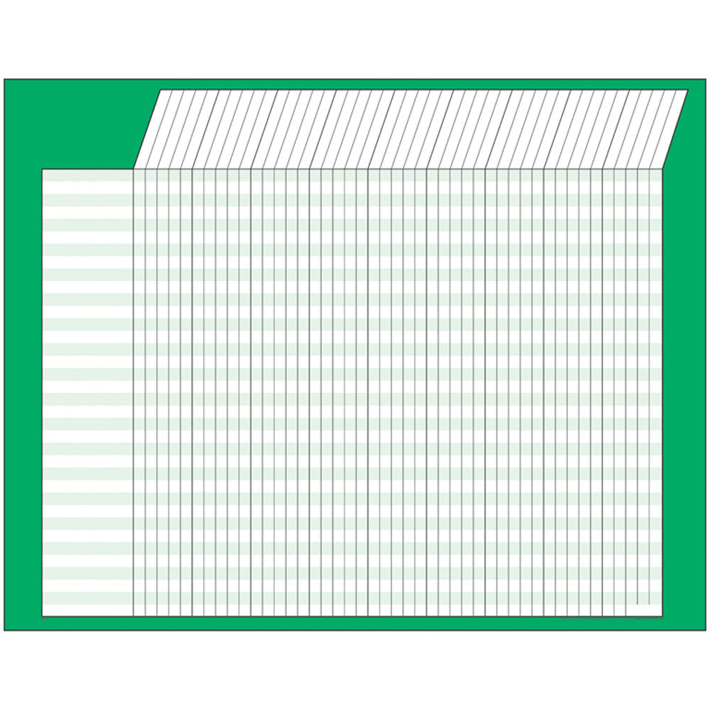 Green Horizontal Incentive Jumbo Chart [T73213]