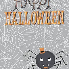 Holographic Spider Halloween Greeting Card [HAT4014401]