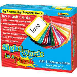 Sight Words in a Flash Cards Grades 1-2 [TCR62316]