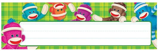 Sock Monkeys Desk Toppers Name Plates [T69235]