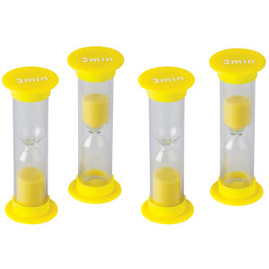 3 Minute Sand Timers - Mini [TCR20946]