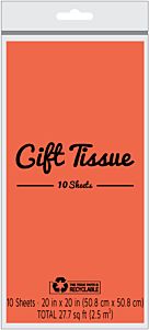 Gift Tissue Paper 10 Sheets Orange [24374]