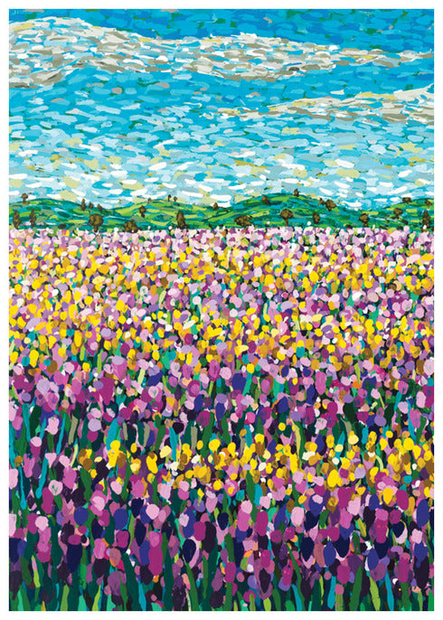 Wildflowers 6 Happy Birthday Greeting Card [2914BD]