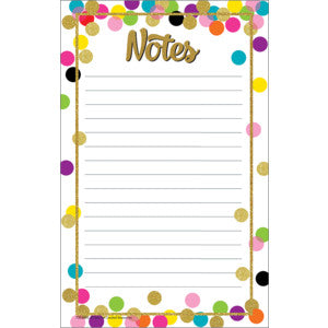 Confetti Notepad [TCR8893]