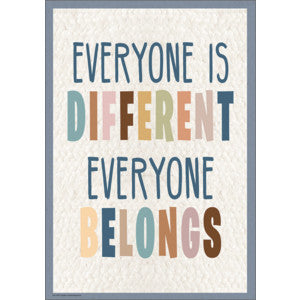 Everyone is Different, Everyone Belongs Positive Poster [TCR7142]