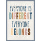 Everyone is Different, Everyone Belongs Positive Poster [TCR7142]