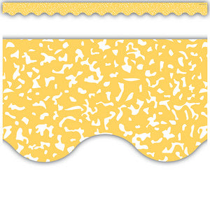 Composition Yellow Scalloped Border Trim [TCR9315]