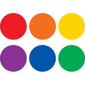 Spot On Floor Markers Colorful Circles - 4" [TCR77544]