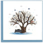 Quilled Winter Tree Greeting Card [BL1190]