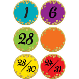Confetti Colorful Calendar Days [TCR8731]